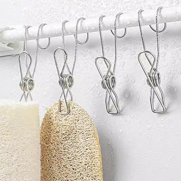 SS Kitchen Clip with Hook (2 Pcs Set) | DDC251109916
