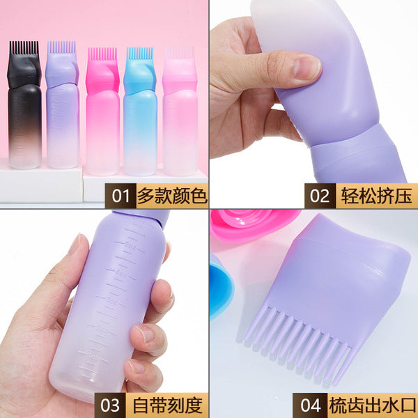 Gradient Shampoo Bottle Comb Tube | DDC250915898