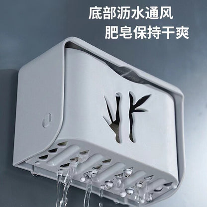 Bamboo Style Drainable Soap Storage Box | DDC260103948