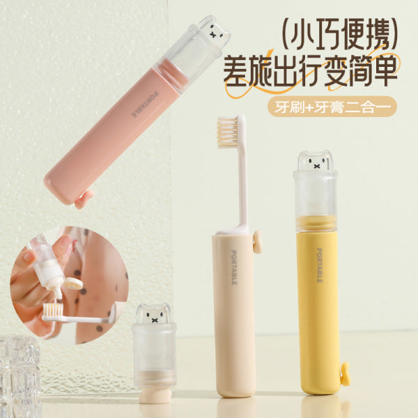 Foldable Portable Soft Toothbrush – Travel Set |  DDC251228938