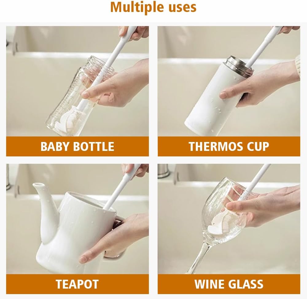 Multifunctional Flexible Silicone Bottle Brush | DDK251111918
