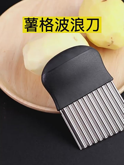 SS Large Wave French Fries Cutter | DDC250825834