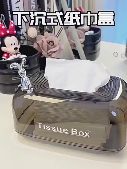 Luxury Transparent Tissue Box | DDC260324978