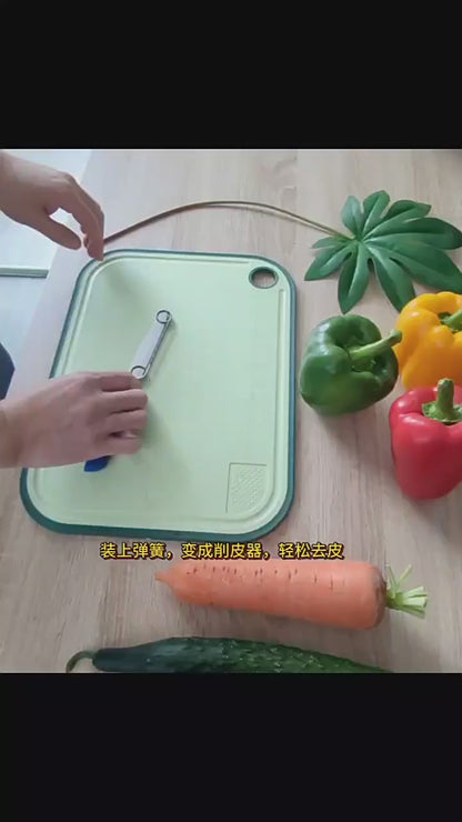 2 in 1 Slicing Fruit Knife and Peeler | DDC260324979