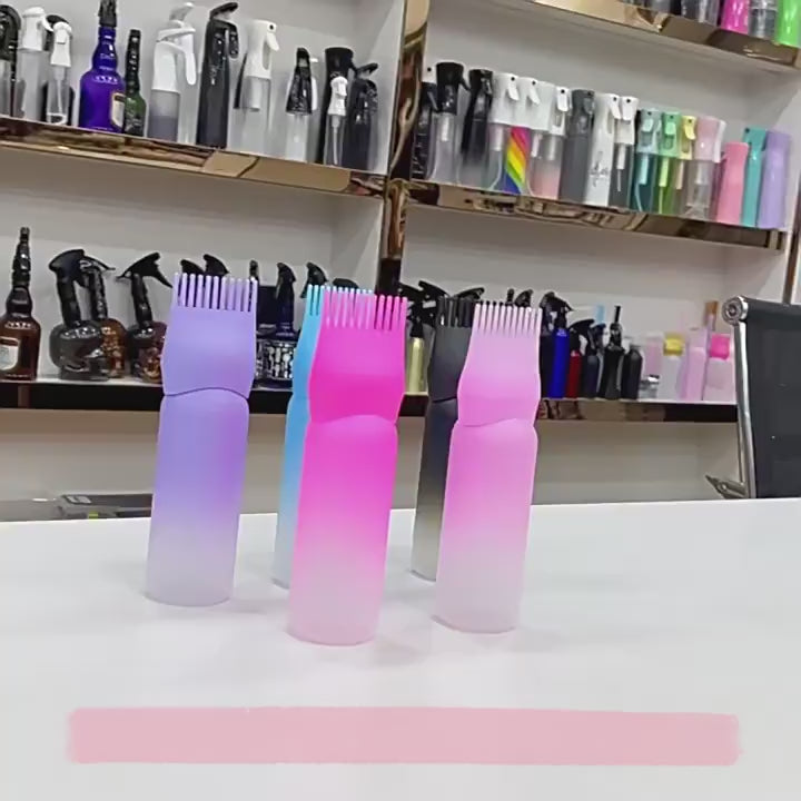 Gradient Shampoo Bottle Comb Tube | DDC250915898